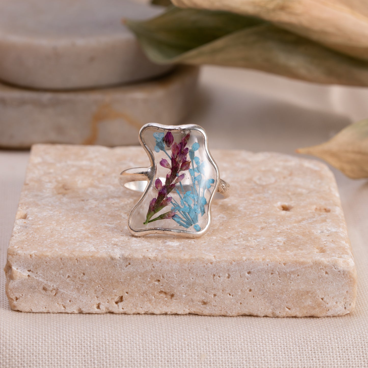 Nature’s Beauty – Handcrafted Sterling Silver Flower Ring