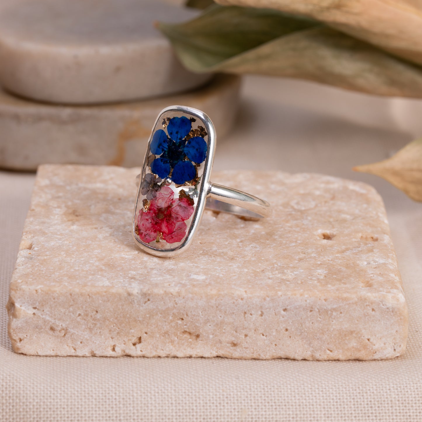 Wildflower Charm – Handcrafted Floral Ring