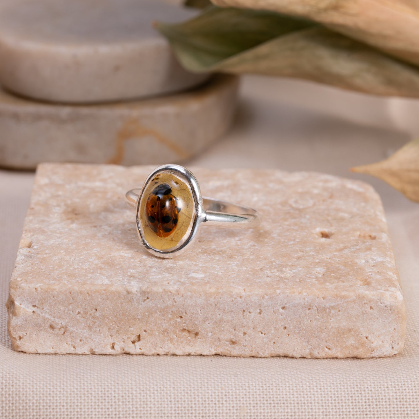 Nature’s Touch – Real Lady Bug Ring