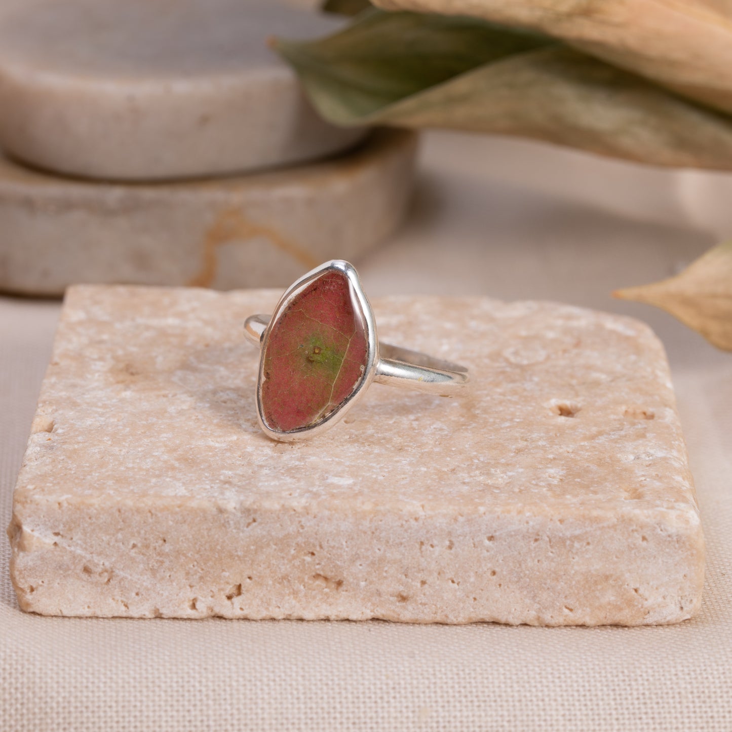 Leaf Ring - Sterling Silver