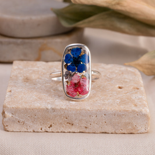 Wildflower Charm – Handcrafted Floral Ring