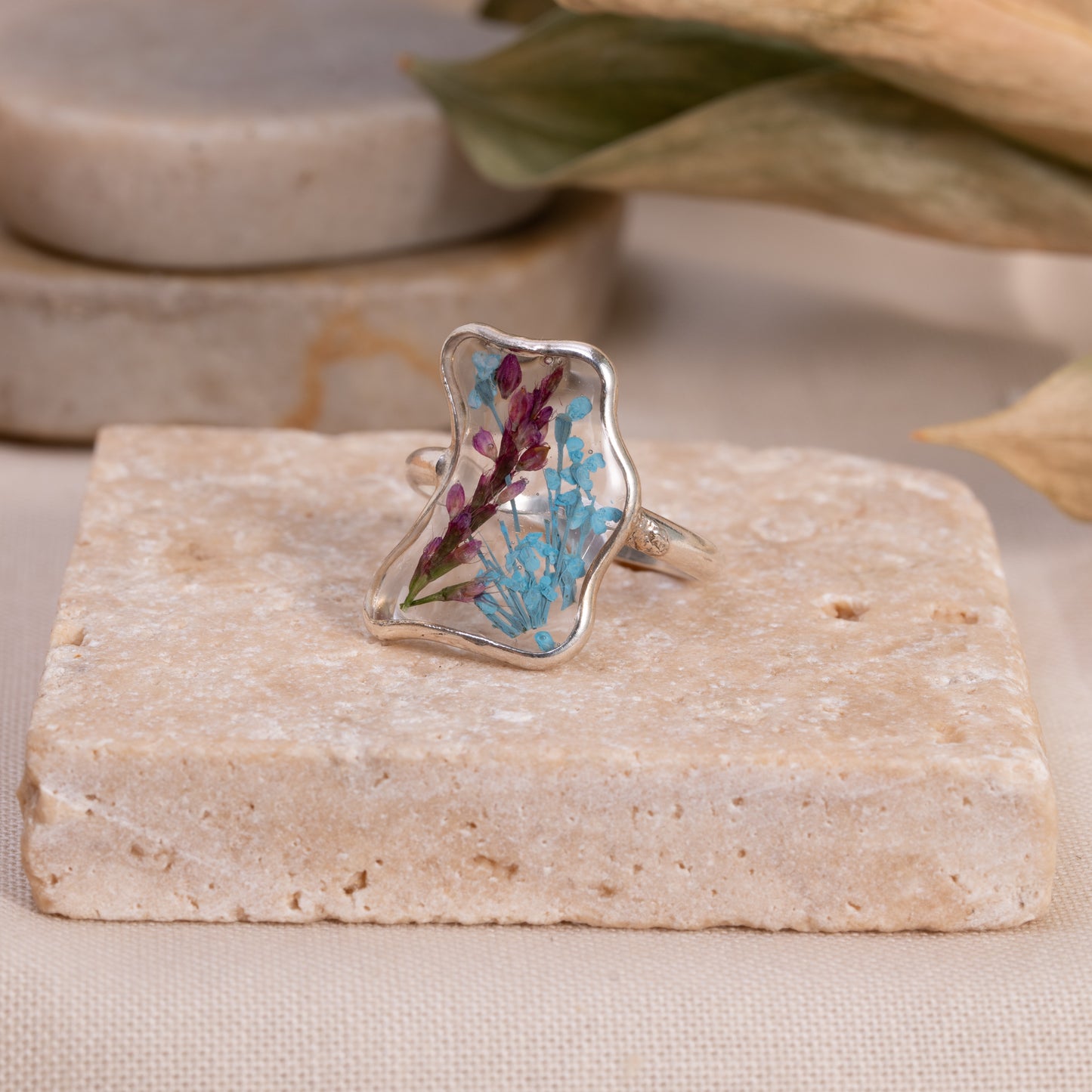 Nature’s Beauty – Handcrafted Sterling Silver Flower Ring