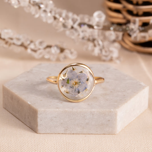 Blossom Beauty Resin Flower Ring